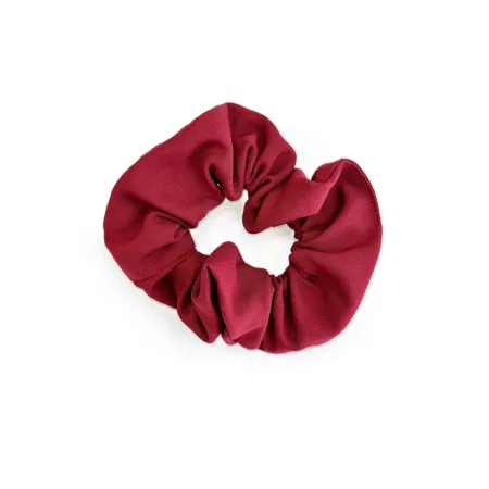 SCRUNCHIE MEDI TEDDY - GUMKA DO WŁOSÓW KOLOR MERLOT SCRUB